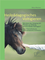 Heilpädagogisches Voltigieren: Wie kann der Umgang mit Pferden zur Bildung unserer Kinder beitragen?: Eine Untersuchung aus anthropologischer Sichtweise