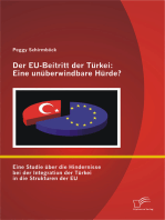 Der EU-Beitritt der Türkei: Eine unüberwindbare Hürde?: Eine Studie über die Hindernisse bei der Integration der Türkei in die Strukturen der EU