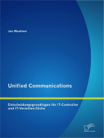Unified Communications: Entscheidungsgrundlagen für IT-Controller und IT-Verantwortliche