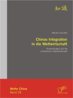 Chinas Integration in die Weltwirtschaft