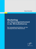 Marketing als Steuerungsinstrument in der Wirtschaftskrise