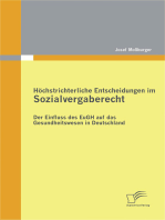 Höchstrichterliche Entscheidungen im Sozialvergaberecht: Der Einfluss des EuGH auf das Gesundheitswesen in Deutschland