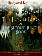 The Jungle Book & The Second Jungle Book: (Complete Edition with the Original Illustrations by John L. Kipling)