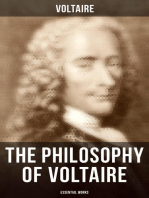 The Philosophy of Voltaire - Essential Works: Treatise On Tolerance, Philosophical Dictionary, Candide, Letters on England, Plato's Dream