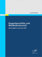 Koppelgeschäfte und Wettbewerbsrecht: Zulässigkeit nach dem EGV