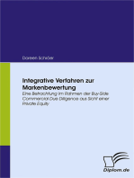 Integrative Verfahren zur Markenbewertung: Eine Betrachtung im Rahmen der Buy-Side Commercial Due Diligence aus Sicht einer Private Equity