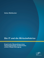 Die IT und die Wirtschaftskrise - empirische Überprüfung eines literaturgeleiteten Sachverhaltes mittels Delphi-Befragung