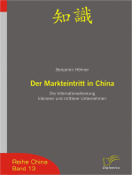 Der Markteintritt in China: Die Internationalisierung kleinerer und mittlerer Unternehmen