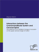 Interactions between the Craniomandibular System and Cervical Spine: The influence of an unilateral change of occlusion on the upper cervical range of motion