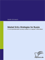 Market Entry Strategies for Russia: A comprehensive survey based on expert interviews