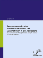 Erkennen emotionalen Ausdrucksverhaltens bei Jugendlichen in der Adoleszenz