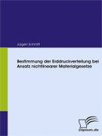 Bestimmung der Erddruckverteilung bei Ansatz nichtlinearer Materialgesetze