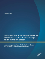 Ausländische Direktinvestitionen in ressourcenreichen Entwicklungs- und Schwellenländern