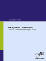 ERP-Systeme On Demand: Chancen, Risiken, Anforderungen, Trends