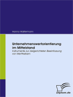 Unternehmenswertorientierung im Mittelstand: Instrumente zur zielgerichteten Beeinflussung von Werttreibern