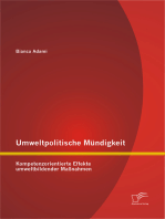 Umweltpolitische Mündigkeit: Kompetenzorientierte Effekte umweltbildender Maßnahmen