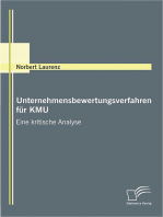 Unternehmensbewertungsverfahren für KMU: Eine kritische Analyse