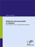 Weibliche Homosexualität im Spielfilm: Eine Analyse anhand ausgewählter Beispiele