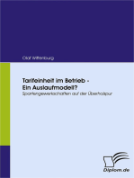 Tarifeinheit im Betrieb - Ein Auslaufmodell?: Spartengewerkschaften auf der Überholspur