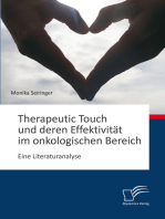 Therapeutic Touch und deren Effektivität im onkologischen Bereich