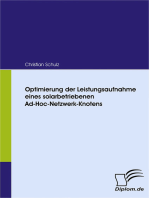 Optimierung der Leistungsaufnahme eines solarbetriebenen Ad-Hoc-Netzwerk-Knotens