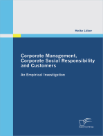 Corporate Management, Corporate Social Responsibility and Customers