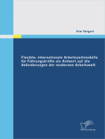 Flexible, internationale Arbeitszeitmodelle für Führungskräfte als Antwort auf die Anforderungen der modernen Arbeitswelt