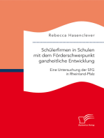 Schülerfirmen in Schulen mit dem Förderschwerpunkt ganzheitliche Entwicklung: Eine Untersuchung der SFG in Rheinland-Pfalz