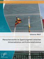 Menschenrechte im Spannungsfeld zwischen Universalismus und Kulturrelativismus