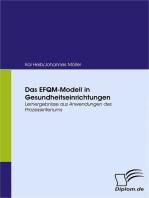 Das EFQM-Modell in Gesundheitseinrichtungen: Lernergebnisse aus Anwendungen des Prozesskriteriums