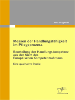 Messen der Handlungsfähigkeit im Pflegeprozess: Beurteilung der Handlungskompetenz aus der Sicht des Europäischen Kompetenzrahmens: Eine qualitative Studie