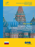 Strategische Projekte zum Markteintritt nach Russland: - Markteintrittsformen, -strategien und Standortauswahl