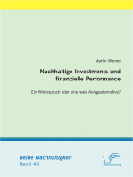 Nachhaltige Investments und finanzielle Performance