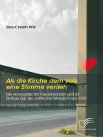 Als die Kirche dem Volk eine Stimme verlieh - Die evangelische Friedensarbeit und ihr Einfluss auf die politische Wende in der DDR