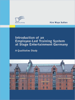 Introduction of an Employee-Led Training System at Stage Entertainment Germany: A Qualitative Study