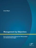 Management by Objectives: Eine kritische Betrachtung der Wirksamkeit von Zielvereinbarungen
