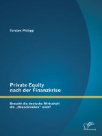 Private Equity nach der Finanzkrise: Braucht die deutsche Wirtschaft die „Heuschrecken“ noch?