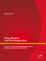 Neue Medien und Beratungsarbeit: Studie zur Nutzung von Webseiten durch Beratungsstellen und Betroffene