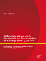 Rettungsdienst am Limit: Gesundheit von Einsatzkräften im Rettungsdienst (GERD®): Ein Vergleich zwischen der Berufsfeuerwehr und den Hilfsorganisationen