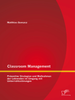 Classroom Management: Präventive Strategien und Maßnahmen der Lehrenden im Umgang mit Unterrichtsstörungen