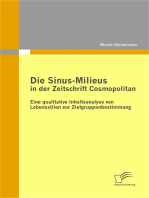 Die Sinus-Milieus in der Zeitschrift Cosmopolitan: Eine qualitative Inhaltsanalyse von Lebensstilen zur Zielgruppenbestimmung