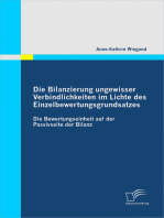 Die Bilanzierung ungewisser Verbindlichkeiten im Lichte des Einzelbewertungsgrundsatzes: Die Bewertungseinheit auf der Passivseite der Bilanz