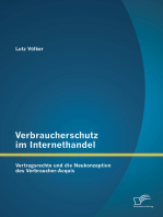 Verbraucherschutz im Internethandel