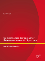 Gemeinsamer Europäischer Referenzrahmen für Sprachen: Der GER im Überblick