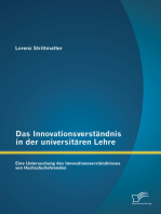 Das Innovationsverständnis in der universitären Lehre