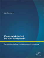 Personalwirtschaft bei der Bundeswehr: Personalbeschaffung, -entwicklung und -freisetzung