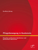 Pfingstbewegung in Guatemala: Zwischen politischem Quietismus und politischem Aktivismus