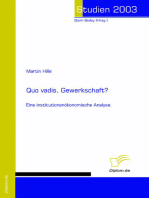 Quo vadis, Gewerkschaft?: Eine institutionenökonomische Analyse