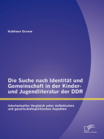 Die Suche nach Identität und Gemeinschaft in der Kinder- und Jugendliteratur der DDR