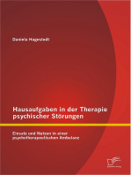 Hausaufgaben in der Therapie psychischer Störungen